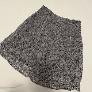 Leopard printed skirt